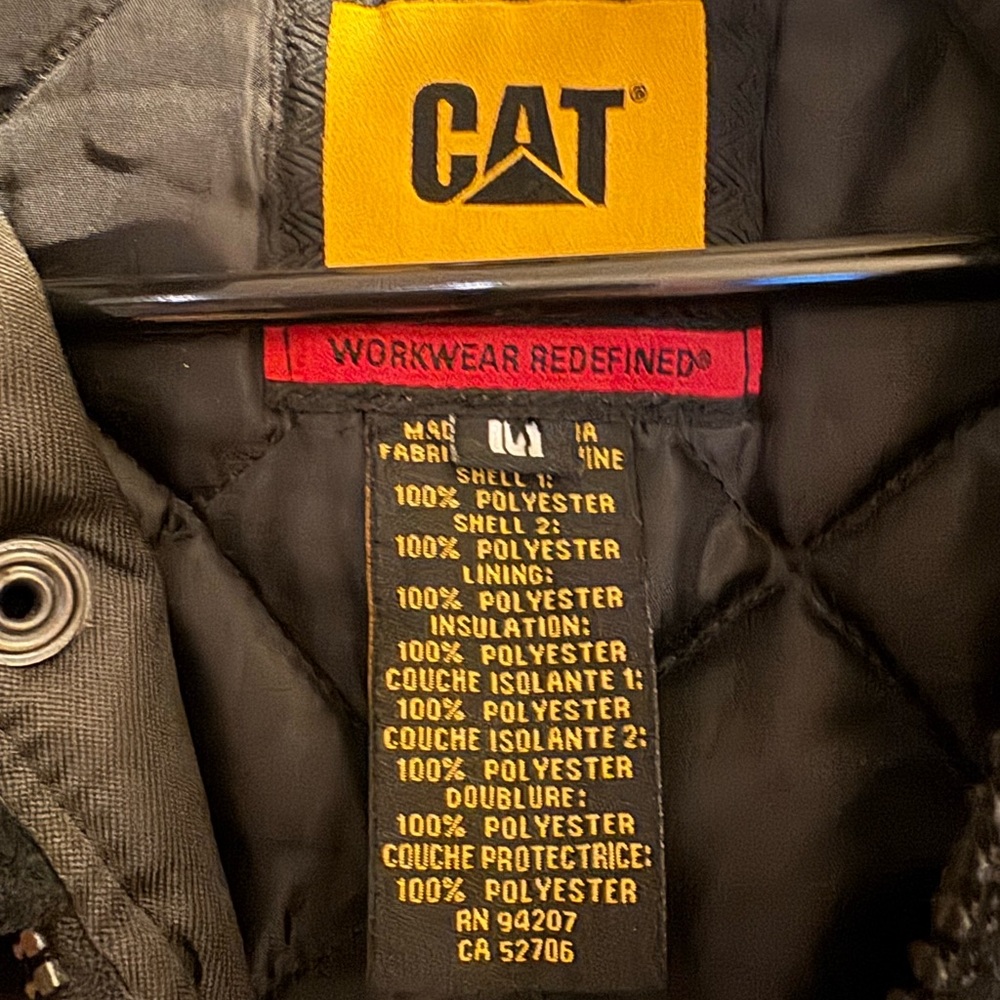 Caterpillar Dark Gray Military Jacket View 3